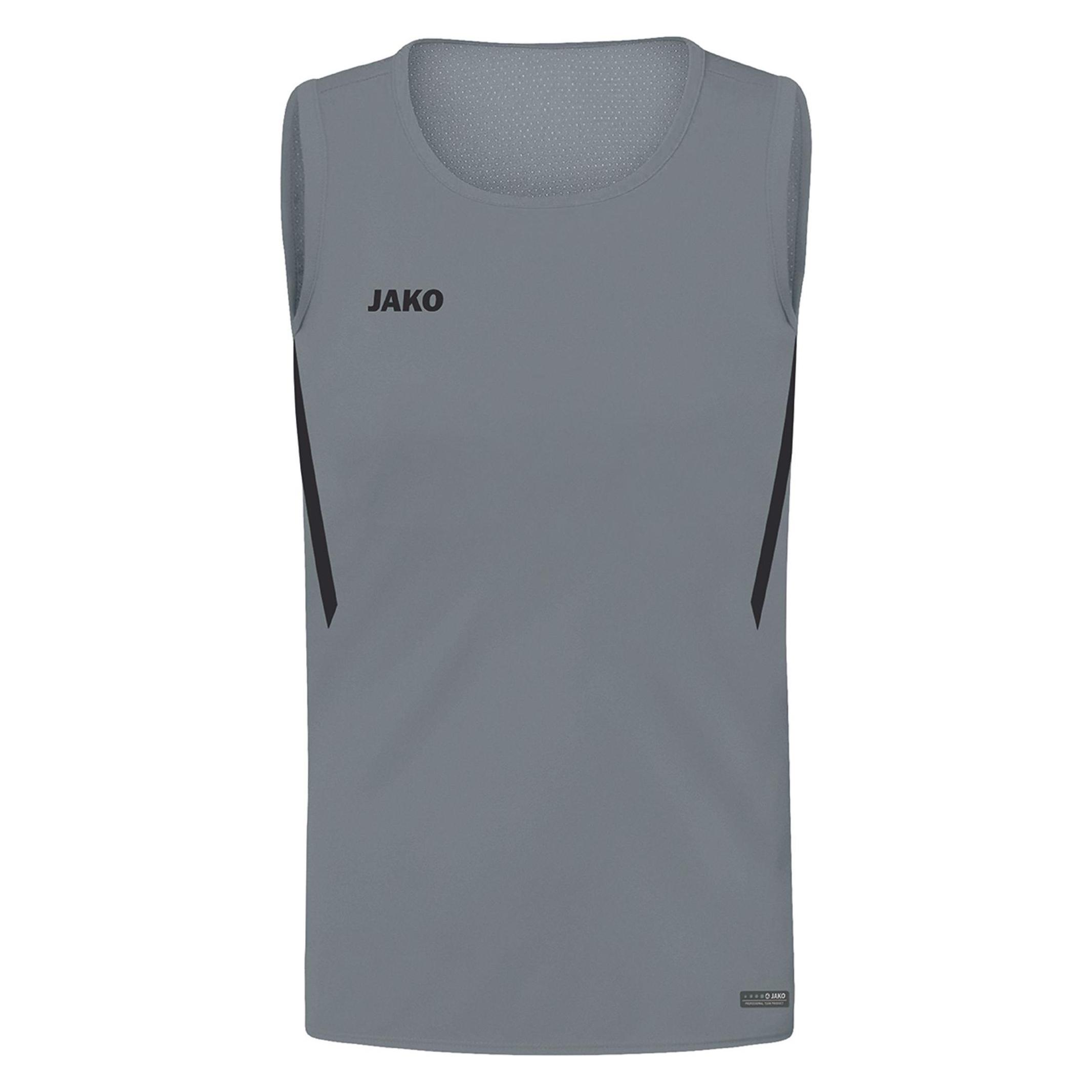 Jako, Mädchen, Sportshirt, Tanktop Challenge (152), Grau, Schwarz, 152