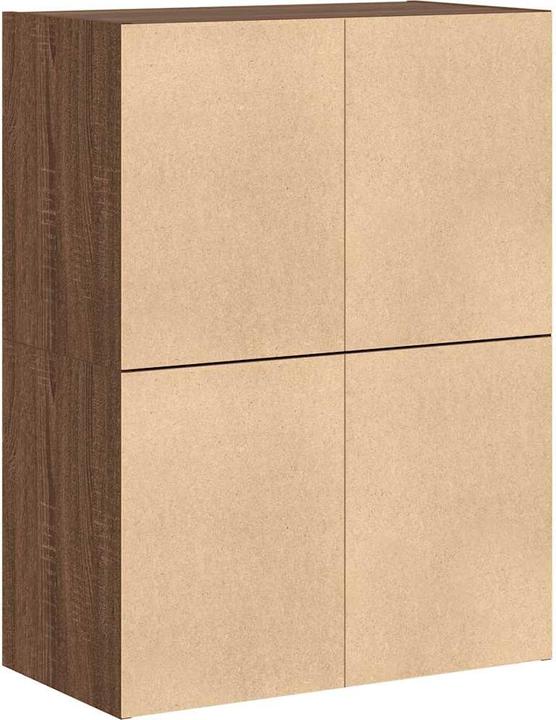 Image du produit VidaXL Armoires avec 2 tiroirs 2 pcs. Aspect chêne brun 60x31x40 cm (60 x 31 x 40 cm)