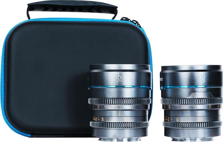 Produktbild Sirui MS-2SEG Nightwalker Series 16 & 75mm T1.2 S35 Manual Focus Cine Lens Bundle (E Mount, Gun Metal Grey