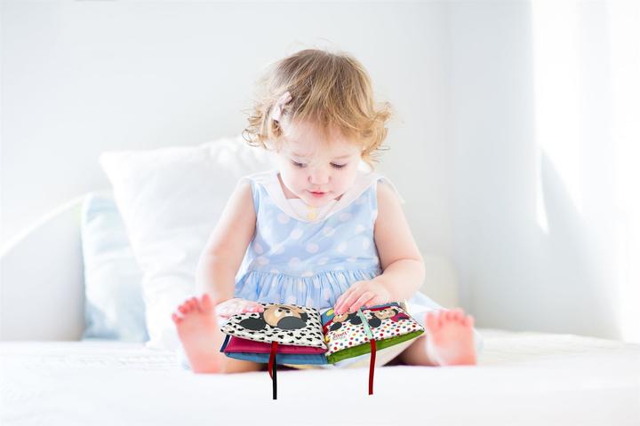 Actual product image Clementoni Disney Baby Soft book (Italian)