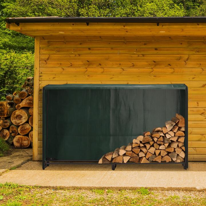 Image du produit Relaxdays Étagère à bois pour cheminée