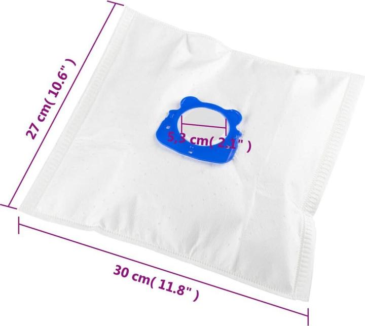 Actual product image vidaXL Staubsaugerbeutel (20x)