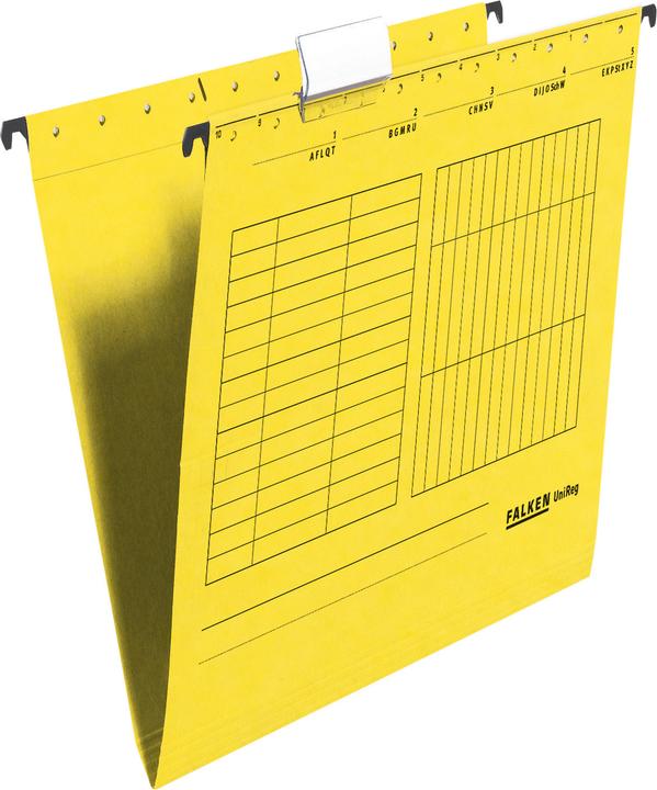 Falken 25 suspension files UNIREG yellow (A4, 1 x)