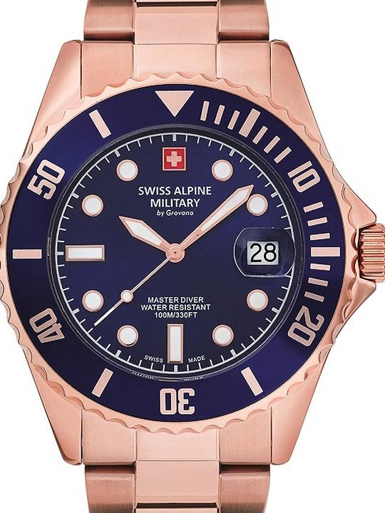 Produktbild Swiss Alpine Military 7053.1165 Herren 42mm 10ATM (Analoguhr, 42 mm)