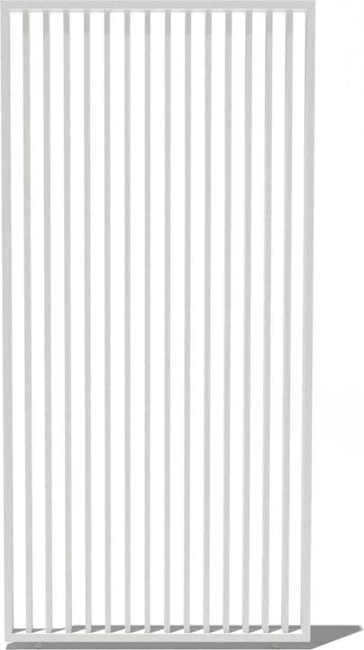 Actual product image Weide Vertical slatted wall 1.23m for Deluxe Plus pergola white (238 cm, 123 cm)