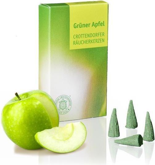 Produktbild Crottendorfer 1608 - Räucherkerzen Grüner Apfel M, 24 Stück
