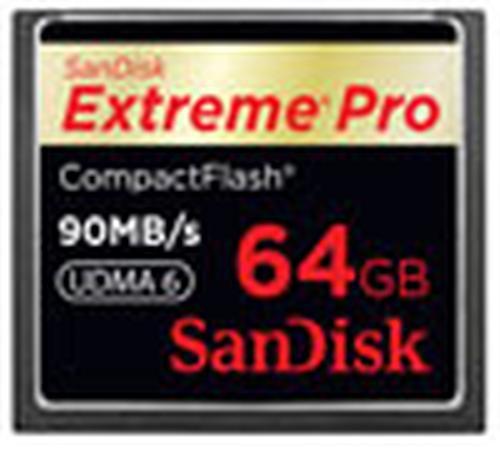 Image du produit SANDISK Extreme Pro Compact Flash (64 Go, CF)