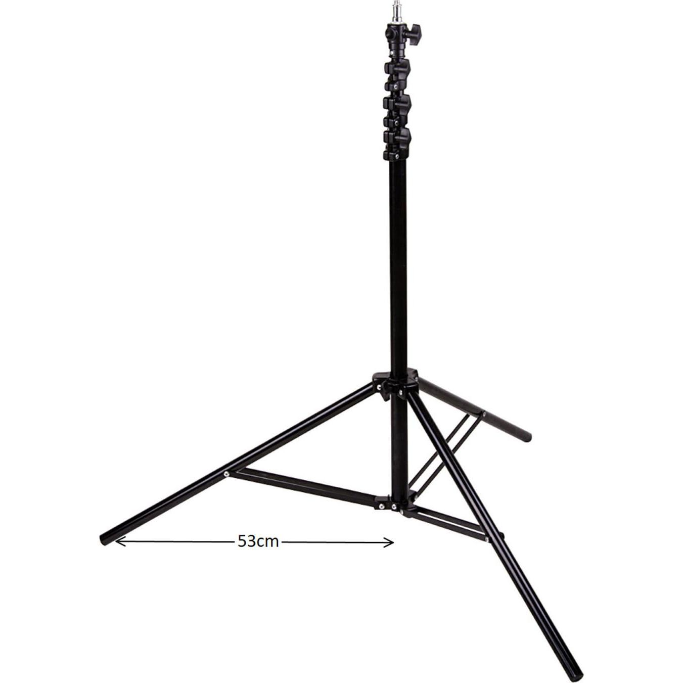 Helios LS14 Photo light stand (280 cm), Lampenstativ, Schwarz