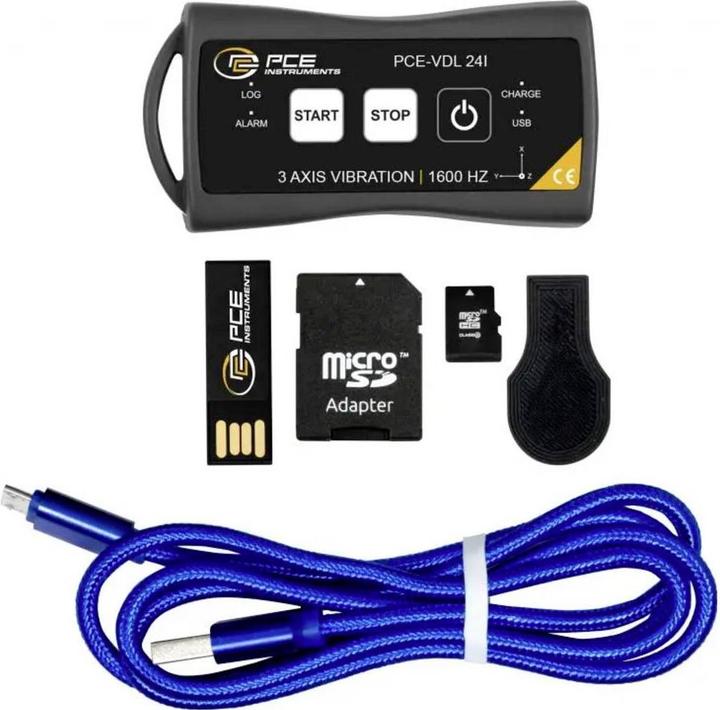 Actual product image PCE Instruments PCE-VDL 24I acceleration data logger