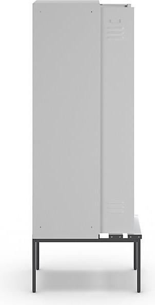 Actual product image Wolf Clothes locker with bench underneath (60 cm, 214 cm)