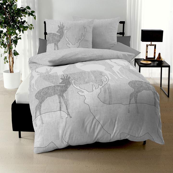 Immagine prodotto Traumschlaf Cervo (Set di biancheria da letto, 155x220 cm + 80x80 cm)