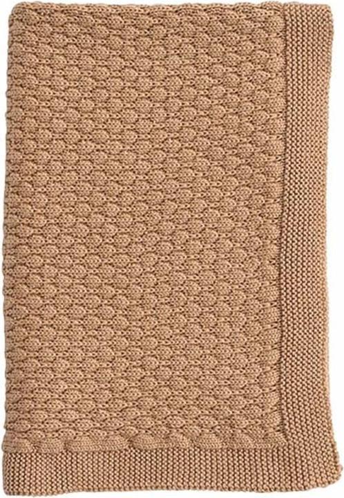 Ooh Noo - Bubbles Baby Blanket - Caramel - 75x95 cm (95 x 75 cm)