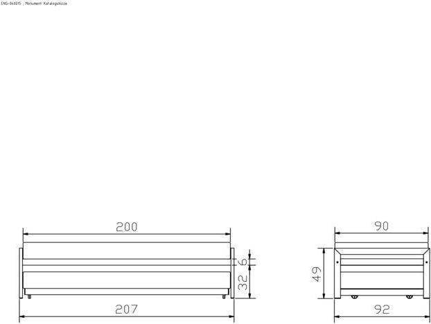 Produktbild Hasena Monument (90 x 200 cm)