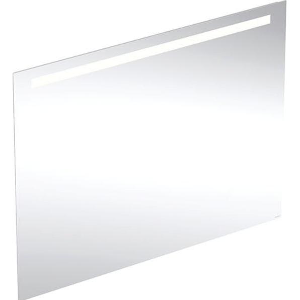 Geberit, Spiegel, Option Basic Square Lichtspiegel, Beleuchtung oben (120 x 90 cm)