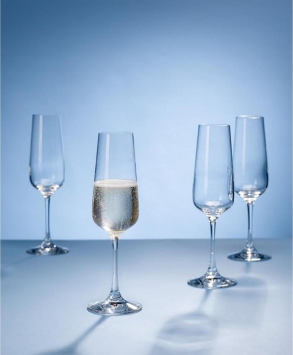 Actual product image Villeroy & Boch Champagne Glass Set 4pcs Ovid (25 cl, 4 Glasses, Champagne glasses)
