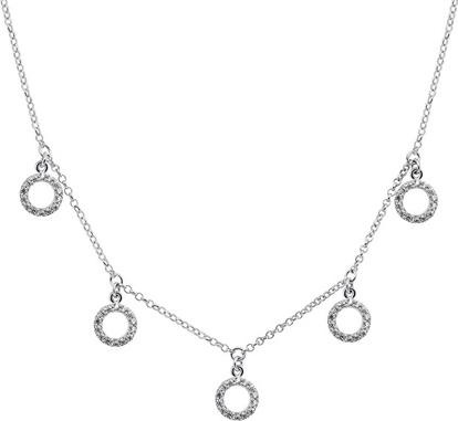 Produktbild Brilio Silver - Timeless silver necklace with zircons NCL19W