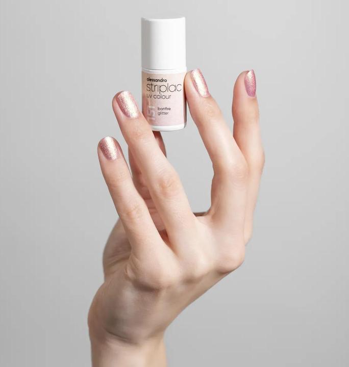 Image du produit Alessandro ALESSAN Striplac UV Colour Bonfire 6.5ml (151 Paillettes Bonfire, Vernis semi-permanent)
