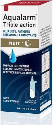 Image du produit Bausch + Lomb Aqualarm Triple Action Night 10ml (10 ml, Bouteille de 10 ml)