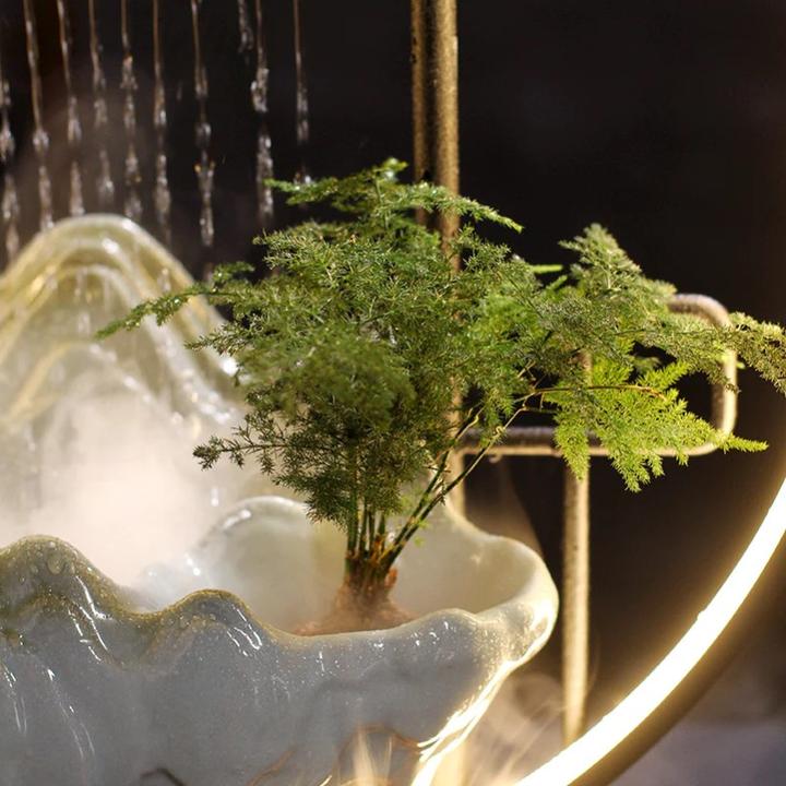 Actual product image SPC Fountain with LED ring and fog effect