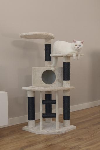 Actual product image Beeztees Bz cat tree Dominjo (123 cm, Black, Beige)