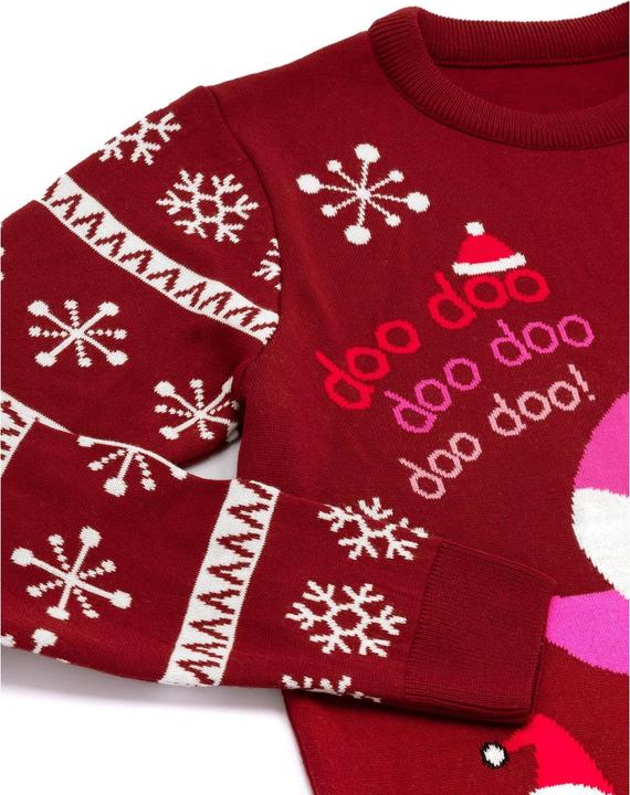 Immagine prodotto Pinkfong Maglia natalizia da donna/ragazzo Mamma Squalo (L)
