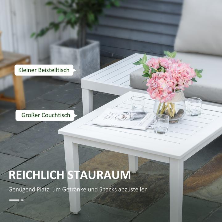 Actual product image Outsunny Garden furniture set with washable cushions