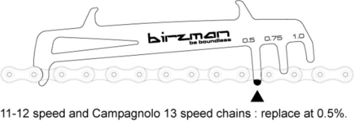 Actual product image Birzman Chain Gauge