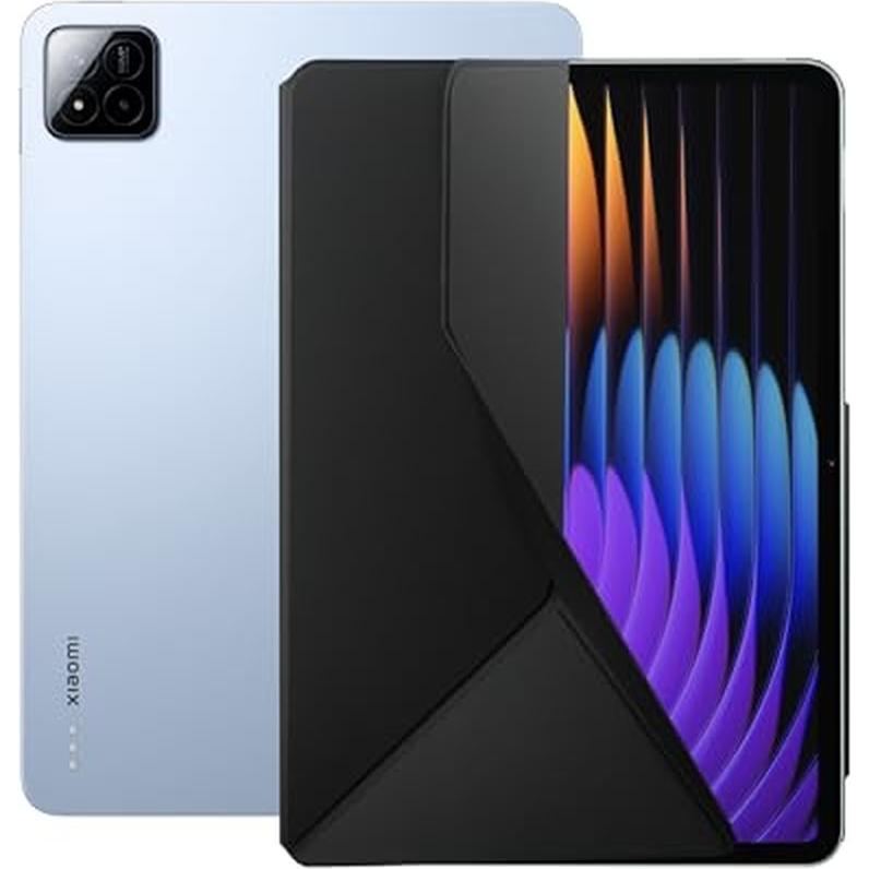 Xiaomi Tablet mit Hülle, hohe Leistung, HyperAI, HyperCharge, lange Akkulaufzeit (11.20", Blau), Tab