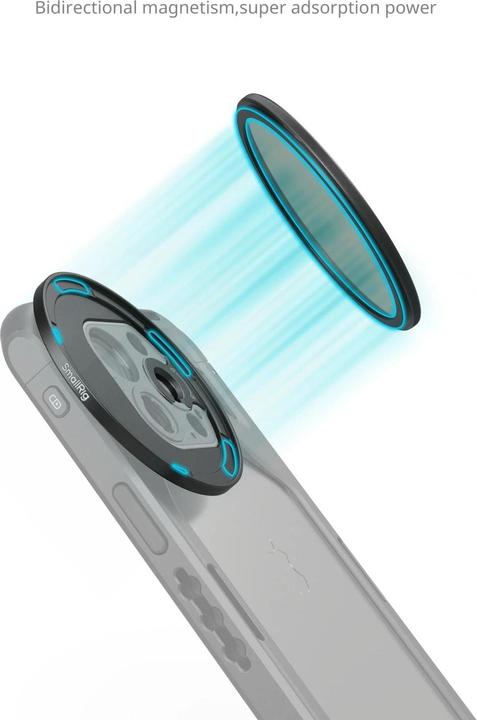 Actual product image SmallRig Clip-on CPL filter (67 mm) with M-mount adapter