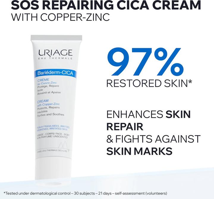 Image du produit Uriage Bariéderm Cica-Crème (Crème pour le corps, 40 ml)