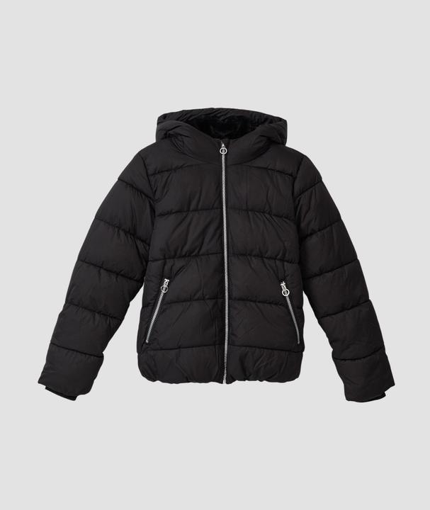 S Oliver Manteau Peluche Noir Outdoor-Jacke Unisex Steppjacke Mit