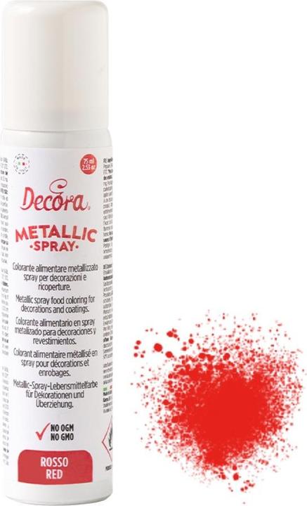 Decora Spray métalisé - Rouge (7.50 cl)