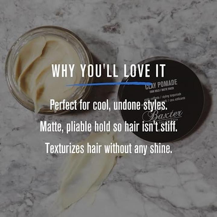 Image du produit Baxter Pomade d'argile (Cire capillaire, 60 ml)