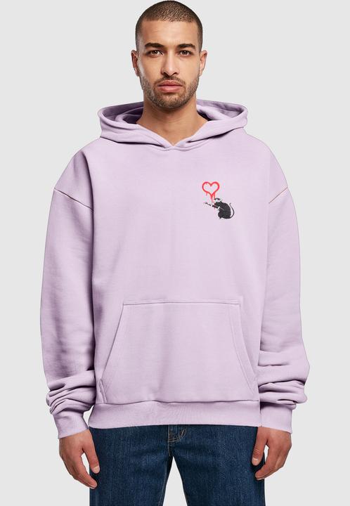 Produktbild Merchcode Banksy - Love Rat Ultra Heavy Hoody - 192751 (L)