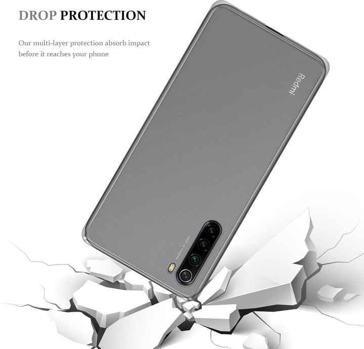 Actual product image Cadorabo TPU Ultra Slim AIR Cover (Xiaomi Redmi Note 8)