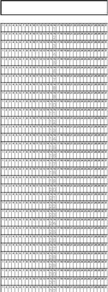Produktbild Franken Personalplaner (90 x 60 cm)