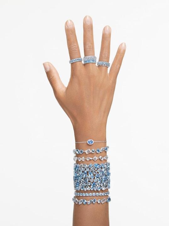 Immagine prodotto Swarovski Bracciale Gema Vari Tagli Blu (Metallo)