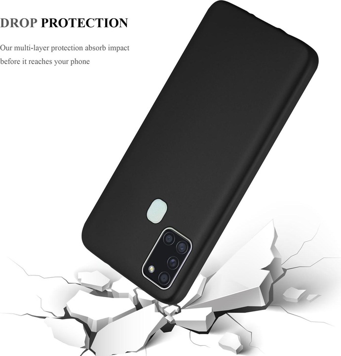 Produktbild Cadorabo TPU Matt Metallic Cover (Samsung Galaxy A21s)