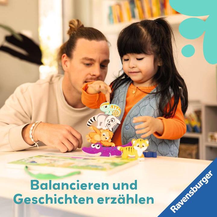 Productafbeelding Ravensburger Magnetisches Holz-Fühl-Puzzle: Dschungel (6 onderdelen)