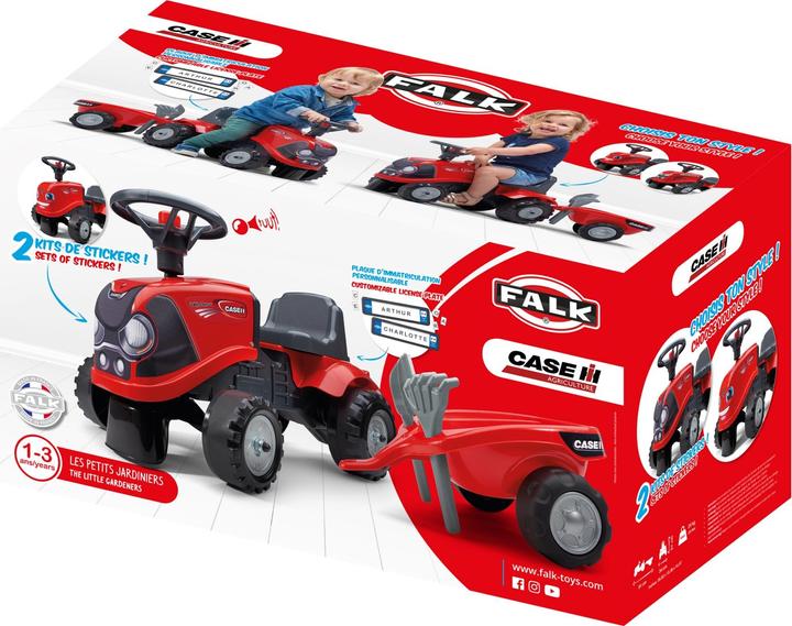 Actual product image Falk Toys Sliding vehicle pedal tractor with trailer