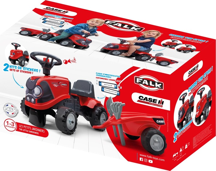 Produktbild Falk Toys Rutschfahrzeug Tret-Traktor mit Anhänger