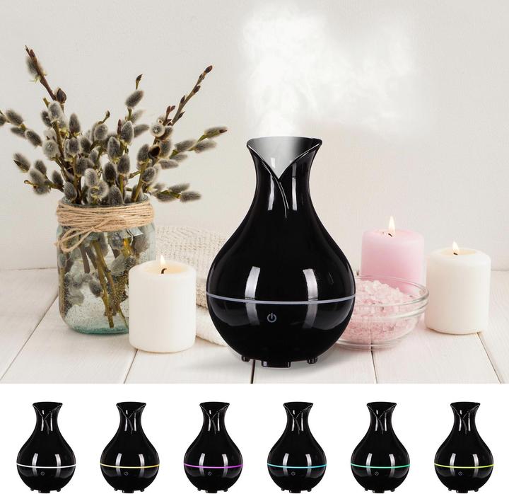 Actual product image Sixtol Aroma Diffuser Bloom black glossy 200ml (200 ml)