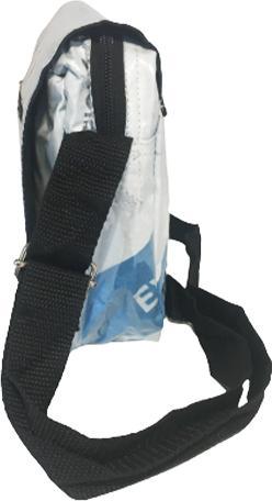 Produktbild Bekos Upcycling - Kleine Umhängetasche aus recycelten Zementsäcke White Tiger