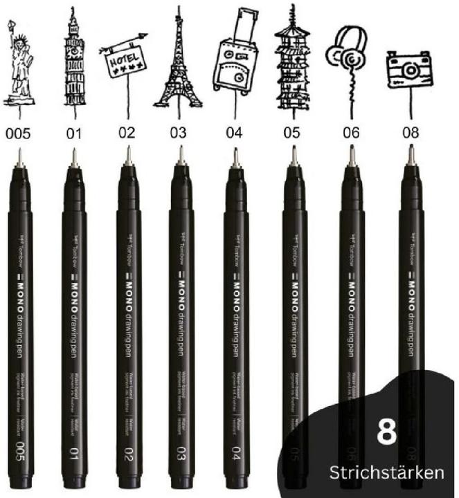 Produktbild Tombow Mono Drawing Pen (Schwarz, 1 x)