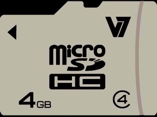 Produktbild V7 Micro SDHC Class 4 und Adapter (4 GB, SDHC)