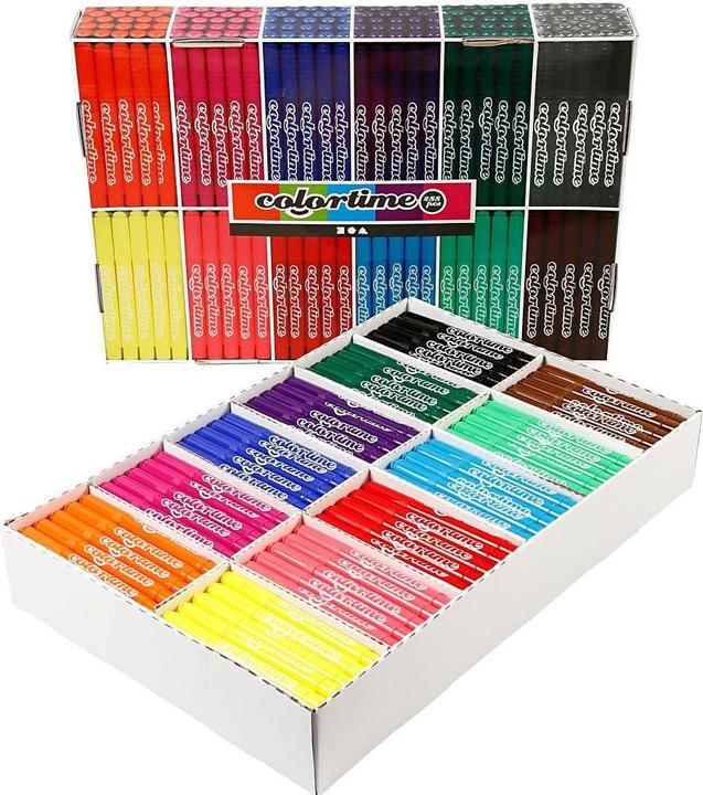 Immagine prodotto Creativ Company Penne a punta di fibra Colortime 24 pezzi (24x)