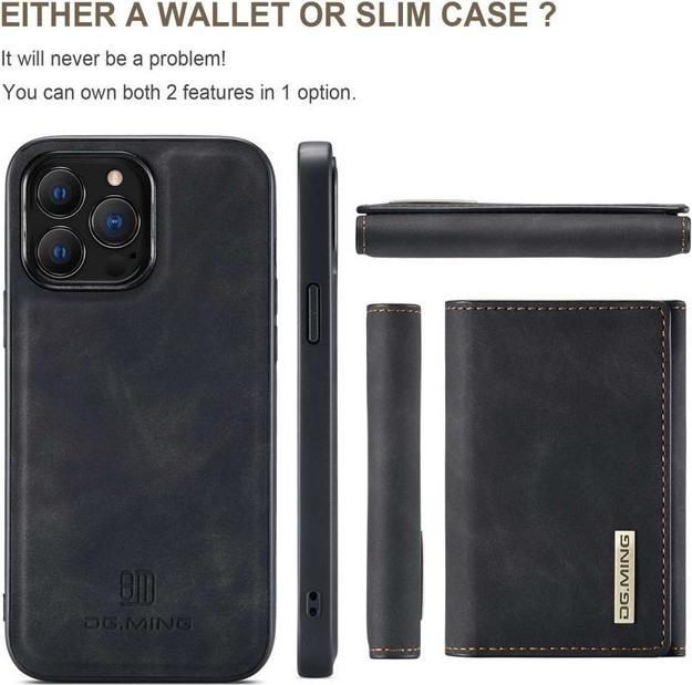 Actual product image Dg.Ming M1 Series Hardcase with detachable wallet (Apple iPhone 14 Pro Max)