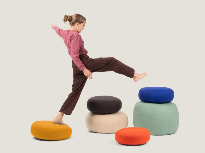 Actual product image Myfelt Colour Poufs Fine cushion