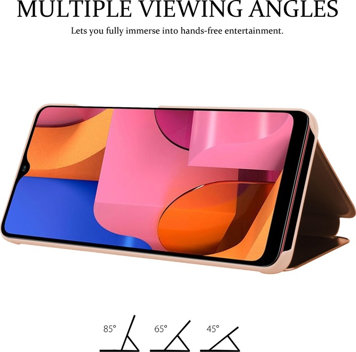 Produktbild Cadorabo Book Smart View Spiegel Cover (Samsung Galaxy A20s)