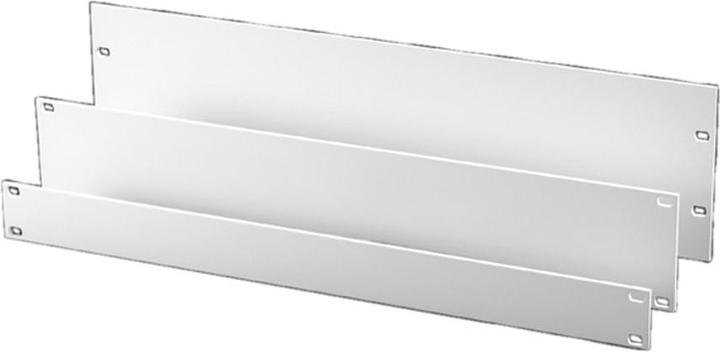 Actual product image Schroff 19in. Blank Front Panel, 2U, RAL 7035